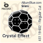 Preciosa プレシオサ MC マシーンカットビーズ Regular Cut (451 19 602) 5mm - クリスタル