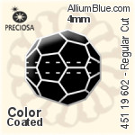 Preciosa MC Bead Regular Cut (451 19 602) 4mm - Colour (Coated)