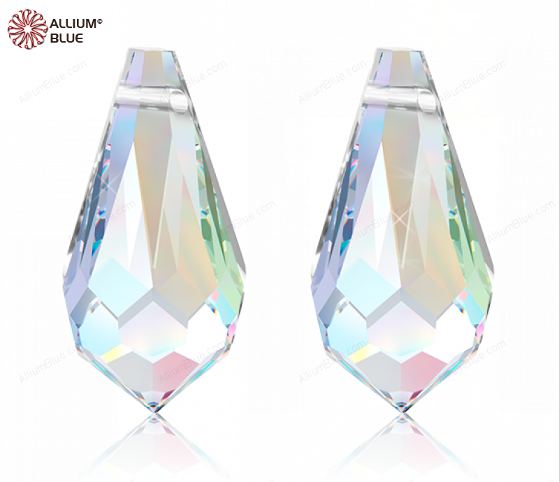 PRECIOSA Drop Pend.984 6.5x13 crystal AB