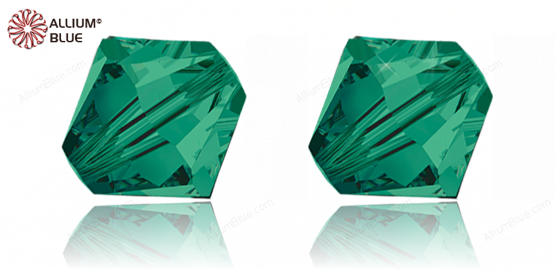 PRECIOSA Rondelle Bead 4 mm emerald