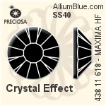 Preciosa MC Chaton Rose MAXIMA Flat-Back Hot-Fix Stone (438 11 618) SS40 - Crystal Effect