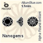 Preciosa Alpha Round Brilliant (RDC) 1.1mm - Nanogems