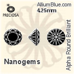 プレシオサ Alpha ラウンド Brilliant (RBC) 4.25mm - Nanogems