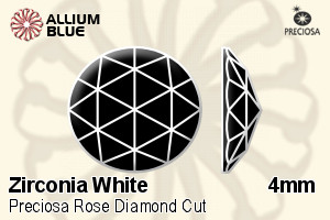 プレシオサ Rose Diamond (RSDM) 4mm - キュービックジルコニア
