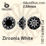 Preciosa 100 Faceted (100FC) 4mm - Cubic Zirconia