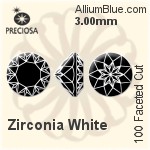 Preciosa 100 Faceted (100FC) 3.5mm - Cubic Zirconia
