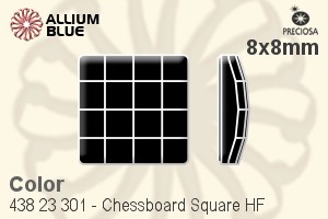 Preciosa MC Chessboard Square Flat-Back Hot-Fix Stone (438 23 301) 8x8mm - Color
