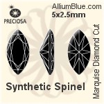 Preciosa Marquise Diamond (MDC) 6x3mm - Synthetic Corundum