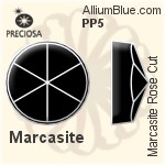 Preciosa Marcasite Rose (MRC) PP8 - Marcasite