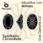 Preciosa Oval Diamond (ODC) 6x4mm - Cubic Zirconia