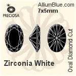 Preciosa Oval Diamond (ODC) 4x2mm - Synthetic Corundum