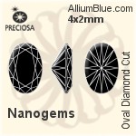 Preciosa Oval Diamond (ODC) 4x2mm - Cubic Zirconia