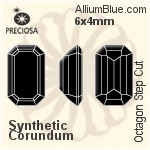 Preciosa Octagon Step (OSC) 4x2mm - Cubic Zirconia