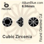 Preciosa Round Simple (RDC) 0.6mm - Cubic Zirconia