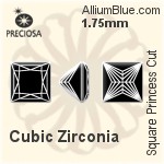 Preciosa Square Princess (SPC) 2mm - Cubic Zirconia