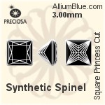Preciosa Square Princess (SPC) 3mm - Synthetic Spinel