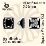 Preciosa Square Princess (SPC) 4mm - Synthetic Spinel