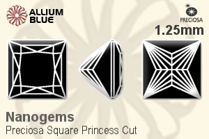 Preciosa Square Princess (SPC) 1.25mm - Nanogems