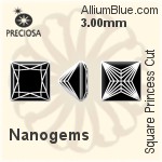 プレシオサ Square Princess (SPC) 3mm - Nanogems