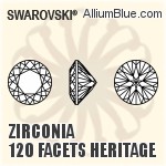 Zirconia Round 120 Facets Cut
