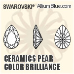 Ceramics Pear Color Brilliance Cut