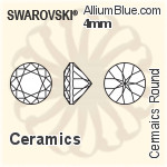 スワロフスキー セラミックス ラウンド カラー Brilliance カット (SGCRDCBC) 6mm - セラミックス
