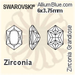 Swarovski Zirconia Grandiose Cut (SGGRD) 8x5mm - Zirconia