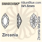 施华洛世奇 Zirconia 圆形 纯洁Brilliance 切工 (SGRPBC) 5.25mm - Zirconia