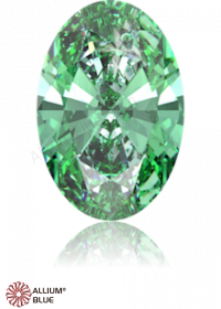 SWAROVSKI GEMS Cubic Zirconia Oval Pure Brilliance Fancy Light Green 5.00x3.00MM normal +/- FQ 0.080