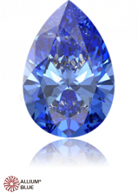 SWAROVSKI GEMS Cubic Zirconia Pear Pure Brilliance Fancy Blue 7.00x5.00MM normal +/- FQ 0.040