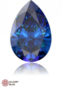 SWAROVSKI GEMS Cubic Zirconia Pear Pure Brilliance Rainbow Blue 6.00x4.00MM normal +/- FQ 0.070