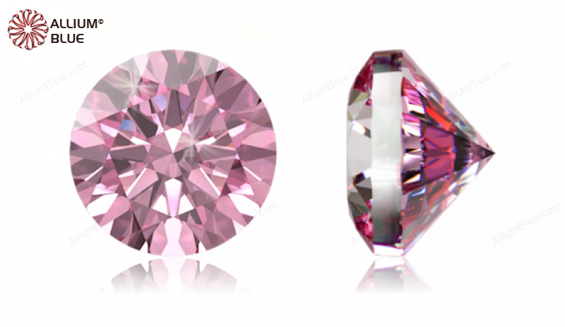 SWAROVSKI GEMS Cubic Zirconia Round Pure Brilliance Purplish Pink 0.90MM normal +/- FQ 1.000