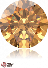 SWAROVSKI GEMS Cubic Zirconia Round Pure Brilliance Amber 6.50MM normal +/- FQ 0.060