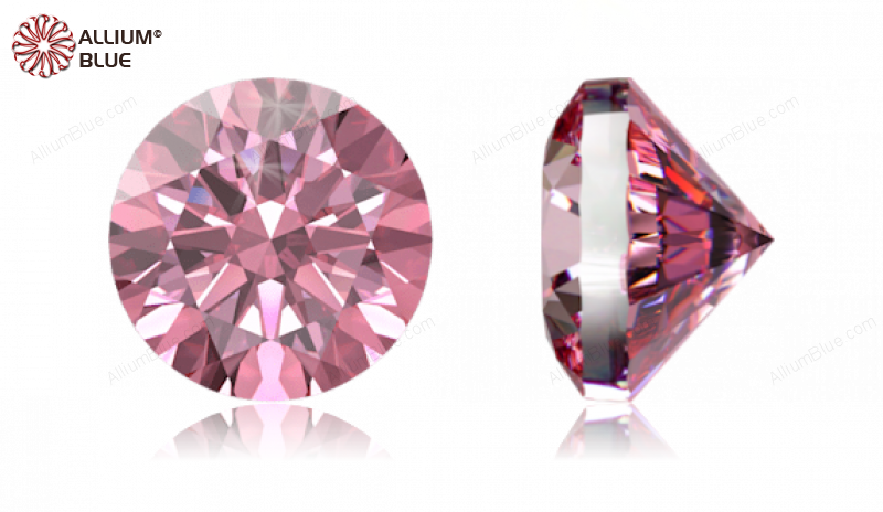 SWAROVSKI GEMS Cubic Zirconia Round Pure Brilliance Fancy Pink 0.80MM normal +/- FQ 1.000