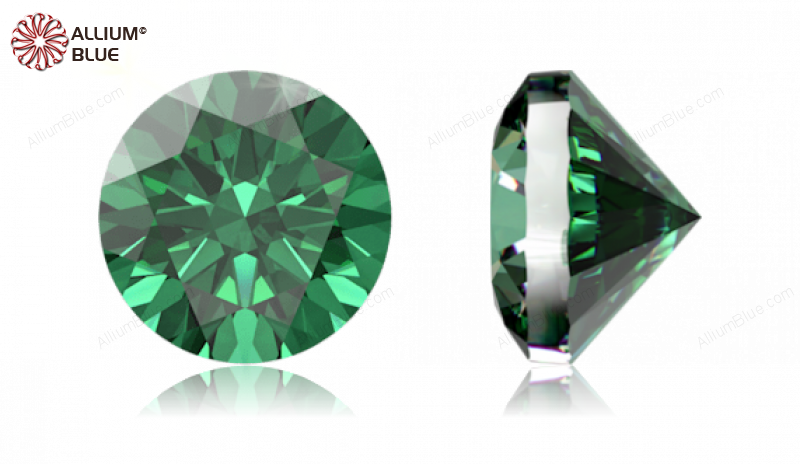 SWAROVSKI GEMS Cubic Zirconia Round Pure Brilliance Green 1.80MM normal +/- FQ 1.000