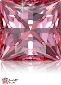 SWAROVSKI GEMS Cubic Zirconia Square Princess PB Fancy Pink 1.50MM normal +/- FQ 0.200