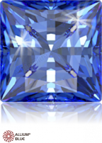 SWAROVSKI GEMS Cubic Zirconia Square Princess PB Fancy Blue 2.50MM normal +/- FQ 0.200
