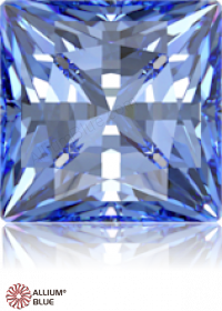 SWAROVSKI GEMS Cubic Zirconia Square Princess PB Fancy Light Blue 3.00MM normal +/- FQ 0.100