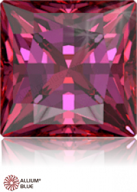 SWAROVSKI GEMS Cubic Zirconia Square Princess PB Red Dark 7.00MM normal +/- FQ 0.035