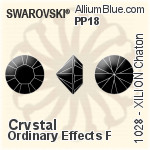 Swarovski XILION Chaton (1028) PP18 - Crystal (Ordinary Effects) With Platinum Foiling