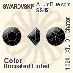 施华洛世奇 XILION Chaton (1028) SS45 - Colour (Uncoated) With Platinum Foiling