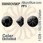 Swarovski XILION Chaton (1028) PP8 - Color Unfoiled