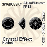Swarovski XIRIUS Chaton (1088) PP31 - Crystal Effect With Platinum Foiling