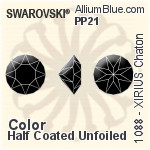 Swarovski XILION Square Fancy Stone (4428) 3mm - Color With Platinum Foiling