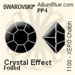 施華洛世奇 Xero 鑽石形尖底石 (1100) PP4 - 顏色 白金水銀底