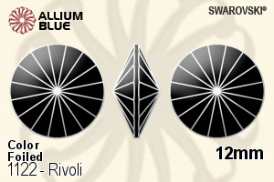 SWAROVSKI 1122 12MM BLACK DIAMOND F