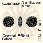 Swarovski Fantasy (1383) 8mm - Color (Half Coated) Unfoiled