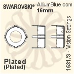 Swarovski Vision Settings (1681/S) 12mm - Plated