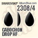 2308/4 - Cabochon Drop