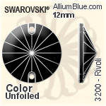 Swarovski Dome (Small) Bead (5542) 11mm - Color (Half Coated)